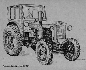 300183 Bedienung Pionier RS 01 RS01 Nordhausen Harz IFA DDR Traktor Schlepper - Bild 1 von 1