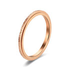Ladies Ring Rotatable Gift Solid Color Women Ring Electroplating