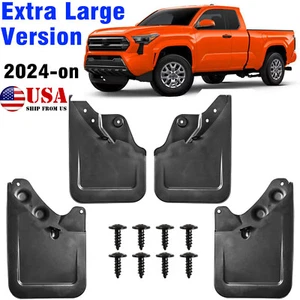 Extra Large 4 For Toyota Tacoma N400 2024 2025 Mud Flaps Splash Guard Front Rear - Picture 1 of 9
