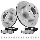 11in Front Drilled Disc Rotors Brake Pads For Jeep Wrangler Cherokee Grand TJ Jeep Comanche