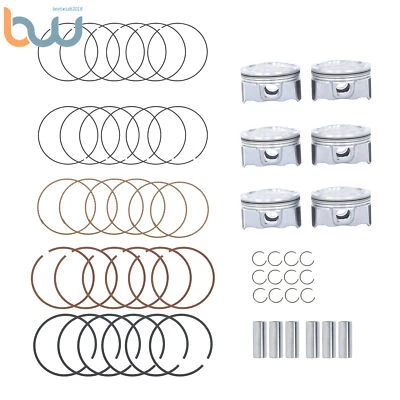 Juego de anillo de pistón y pistón apto para Hyundai Santa Fe 2010 2011-2017 2018 nuevo Foto 1 de 4