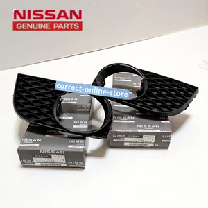 G25 G37 Fog Lamp Panel Trim LH/RH 62257-1NH0A / 62256-1NH0A Nissan Genuine - Picture 1 of 2