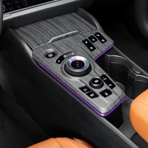 Cubierta de panel de cambio de marchas de consola central de grano de madera para Kia Sportage 2023-2025 - Imagen 1 de 6