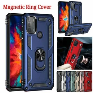 For Motorola Moto G50 G14 G54 G Play 2024 Magnetic Hybrid Ring Hard Case Cover - Picture 1 of 25