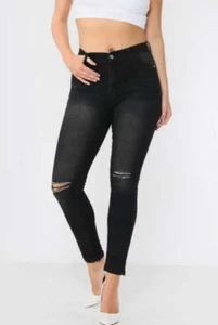 Knee Ripped Skinny Jeans - Picture 1 of 9