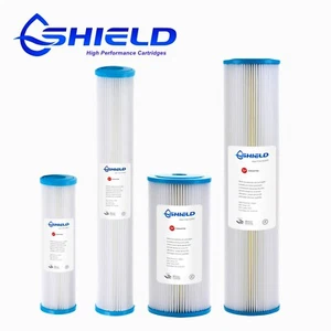 Washable Pleated Sediment Water Filter Replacement Cartridges 10" 20" 2.5" 4.5" - Picture 1 of 4