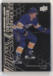 2020-21 SPx UD Black Obsidian Rookies /349 Arthur Kaliyev #OR-46 Rookie RC