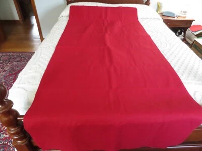 3676.  3 Pcs. RED POLYESTER BLEND Home Decor FABRIC - 37-1/2" x 2-3/8 yds. ea. - Image 1 of 2