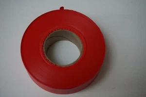 MUTUAL INDUSTRIES ULTRA STD FLAGGING TAPE, NEW, RED, 1 3/16 " X 150 ', 10 ROLLS - Picture 1 of 2