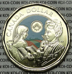 BU 2024 Canada Anne Green Gables LM Montgomary colored $1 dollar loonie coin - Picture 1 of 2