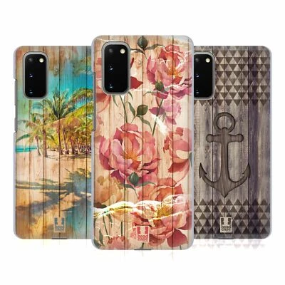 FUNDA TRASERA Y PAPEL TAPIZ HEAD CASE DESIGNS MEZCLA IMPRESIONES EN MADERA PARA TELÉFONOS SAMSUNG 1 Foto 1 de 4