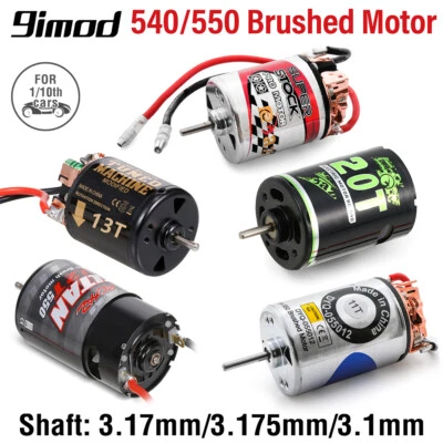 540 550 Brushed Motor 12T 17T 21T 35T 45T 55T für 1/10 RC Auto SCX10 TRX4 TRX6 - Bild 1 von 4