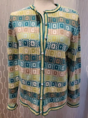 Breckenridge Button-up Sweater Top Size Petite Small - Image 1 of 4
