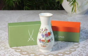 Meissen vase ca. 17,2 cm hoch im dekor "Kakiemon" 1.Wahl in Geschenkbox - Picture 1 of 8