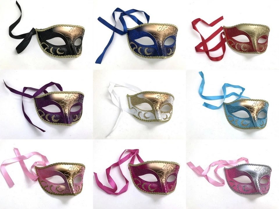 Venetian Costume Masquerade Ball Eye Mask dress up Prom Dance Quinceanera Party - Image 1 of 1