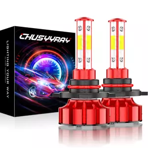 For Lexus LS460 2007-2012 LED Headlights Bulbs 6000K High Beam White 9005 2x - Picture 1 of 12