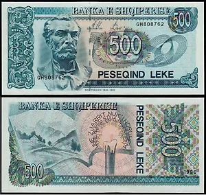 Billete de Albania, 500 leke 1996, P60, UNC - Imagen 1 de 1