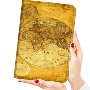( For iPad Air 3, 10.5 Inch ) Flip Case Cover PB23908 World Map - Picture 1 of 7