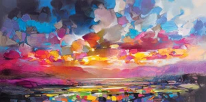 Scott Naismith - Partículas de las Tierras Altas - Arte en Pared Impreso en Lona 2 Tamaños Disponibles - Imagen 1 de 1