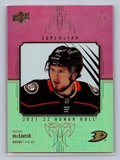 Mason McTavish 21-22 Upper Deck 2 Honor Roll Superstar Red Rainbow