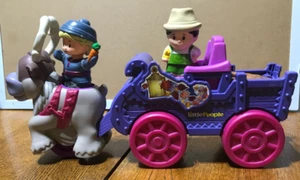 Fisher Price Little People Disney Frozen Sven Reindeer Kristoof s Sleigh Vehicle - Picture 1 of 5