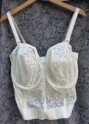 New GODDESS Bra Bridal Lace 40F Straps Strapless Boning NWT - Image 1 of 4