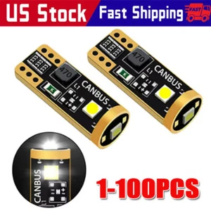 T10 LED License Plate Light Bulbs 6000K Super Bright White 168 2825 194 - Bild 1 von 7