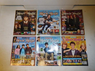 6 Vintage 2003-2008 Life Story Movie Magic Harry Potter Magazine Lot Foto 1 de 4