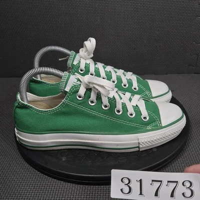 Converse Chuck Taylor All Star Shoes Womens Size 7 Green Low Top Canvas 1J792 - Image 1 of 4
