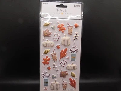Pegatinas de iconos de otoño artesanías de papel 29 piezas Foto 1 de 2