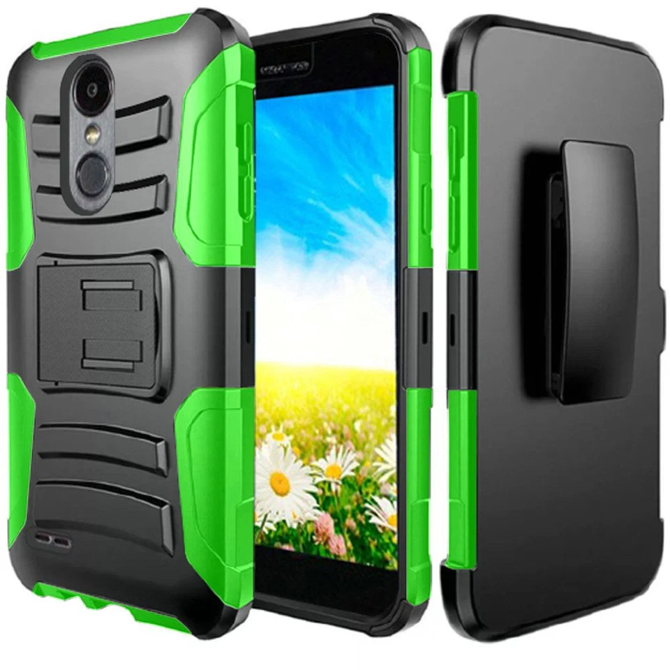 GSA Dual Layer Hybrid Holster Clip Case For LG Aristo (2, 2+, 3+),Tribute - Image 1 of 1