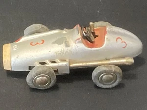 VTG  Schuco 1043 Silver Mercedes Benz Micro Racer NO KEY #3 Windup rare HTF look - Picture 1 of 5