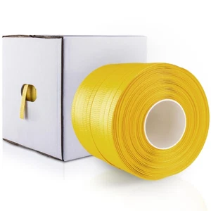 Heavy Duty Packaging 1/2" x 1000’ Polypropylene (PP) Strapping with Self D - Picture 1 of 7