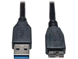 Tripp Lite U326-006-BK 6 ft. Black SuperSpeed Device Cable A to Micro-B - Picture 1 of 1