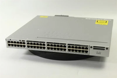 Cisco WS-C3850-48U-S 48-Port Gigabit Switch w/ (1x)1900WAC PSU & Blank Module - Image 1 of 4