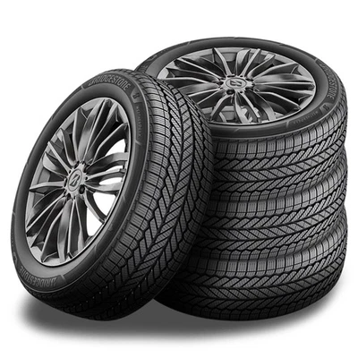 4 Bridgestone WeatherPeak 225/60R16 98V All Season 3PMSF Rated 70K Mi Warranty - Imagem 1 de 4