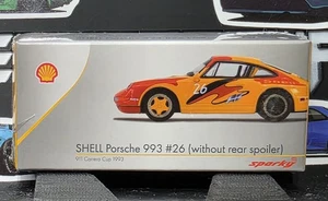 1/64 TINY X Sparky SHELL Porsche 911 993 Carrera Cup 1993 Combo no Rear Spoiler - Picture 1 of 1