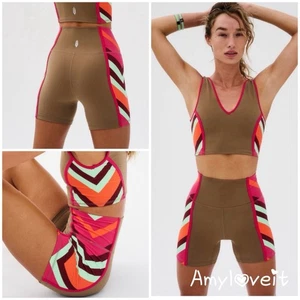 Free People Never Better Colorblock Bike Shorts Gr. XS Neu - Bild 1 von 4