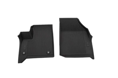 2025-2026 Buick Enclave Premium Front Floor Liners Ebony Black w Logo 84961381 - Image 1 of 2