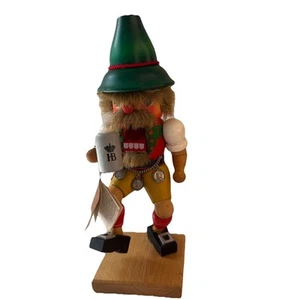 German Nutcracker Holzkunst Christian Ulbricht HB Hofbrauhaus Beer Bavarian 12” - Picture 1 of 23