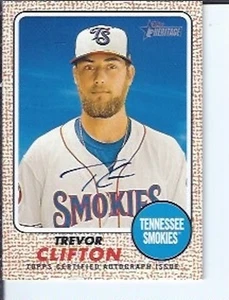 Trevor Clifton 2017 Topps Heritage Minors Autograph - Picture 1 of 1
