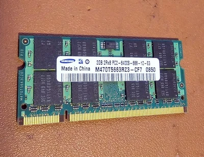 Samsung M470T5663EH3-CF7 0948 2GB DDR2 Laptop RAM Memory Very Good - Image 1 of 2