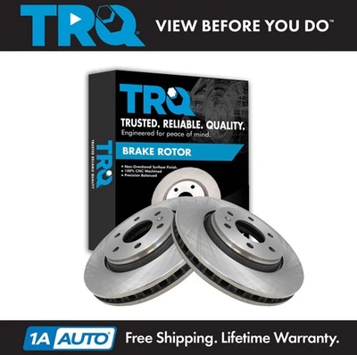 TRQ Front Brake Rotors Pair Set of 2 for Uplander Relay Montana SV6 Terraza - Image 1 of 4