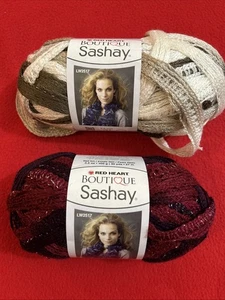 2 Stück Red Heart Boutique Sashay Knäuel Garn ~ Tango & Shuffle NEU - Bild 1 von 2
