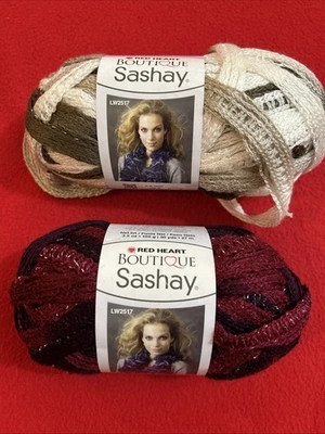 Hilo de madejas Sashay Red Heart Boutique 2 piezas ~ Tango y barajado NUEVO Foto 1 de 2