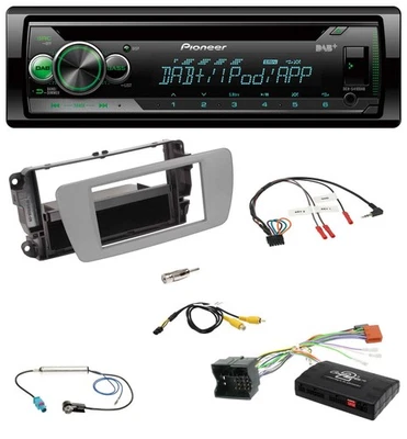 Pioneer USB MP3 DAB Lenkrad CD Autoradio für Seat Ibiza 2008-2015 dublingrau - Bild 1 von 4