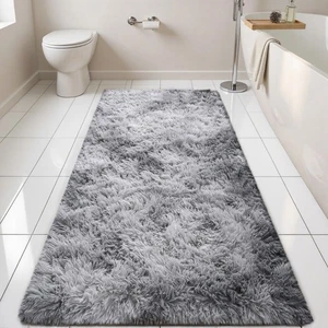 Extra Long Non Slip Shaggy Bath Mat Bathroom Rugs Super Soft Washable Floor Mats - Picture 1 of 19