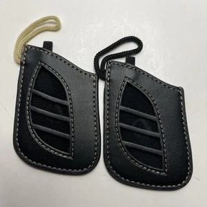 Lexus OEM Factory Key FOB Protector Cover Black / Tan Stitch PT420-00184-L7 - Picture 1 of 3