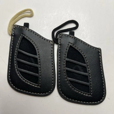 Lexus OEM Factory Key FOB Protector Cover Black / Tan Stitch PT420-00184-L7 - Image 1 of 3