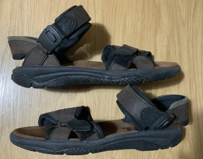 Clarks ATL Air Trek Leather Sandals Brown - Mens Size UK 9 G - Image 1 of 4